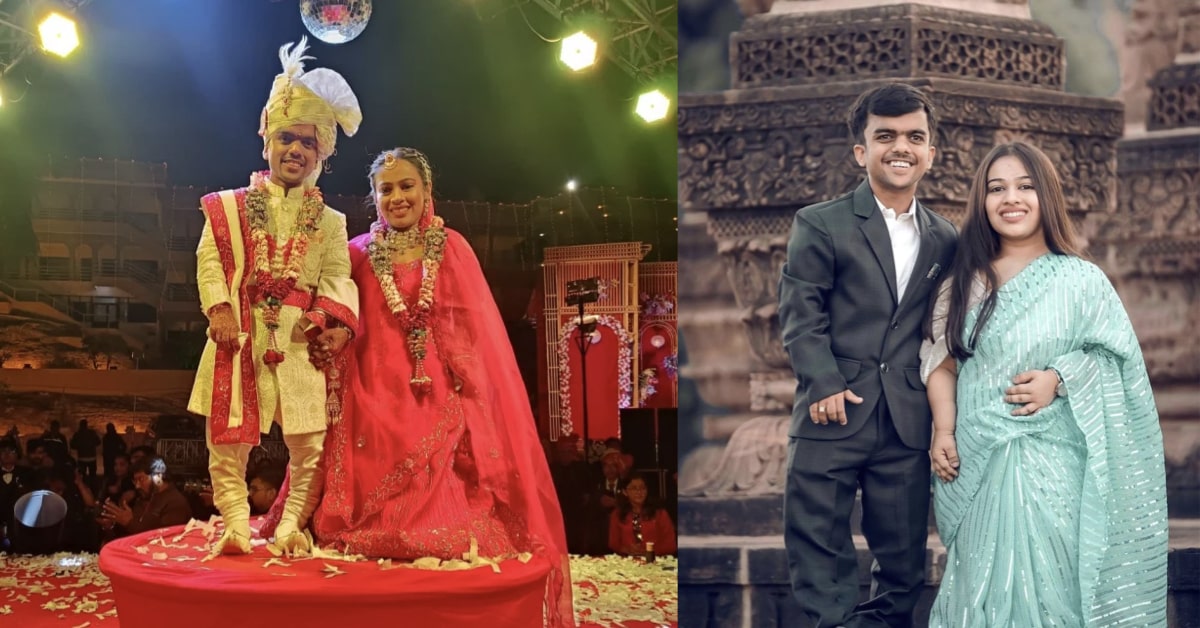 जोधपुर में 3 फीट 7 इंच के दूल्हा-दुल्हन ने की शादी, ‘मिनी कपल’ की शादी की अनोखी तस्वीरें वायरल